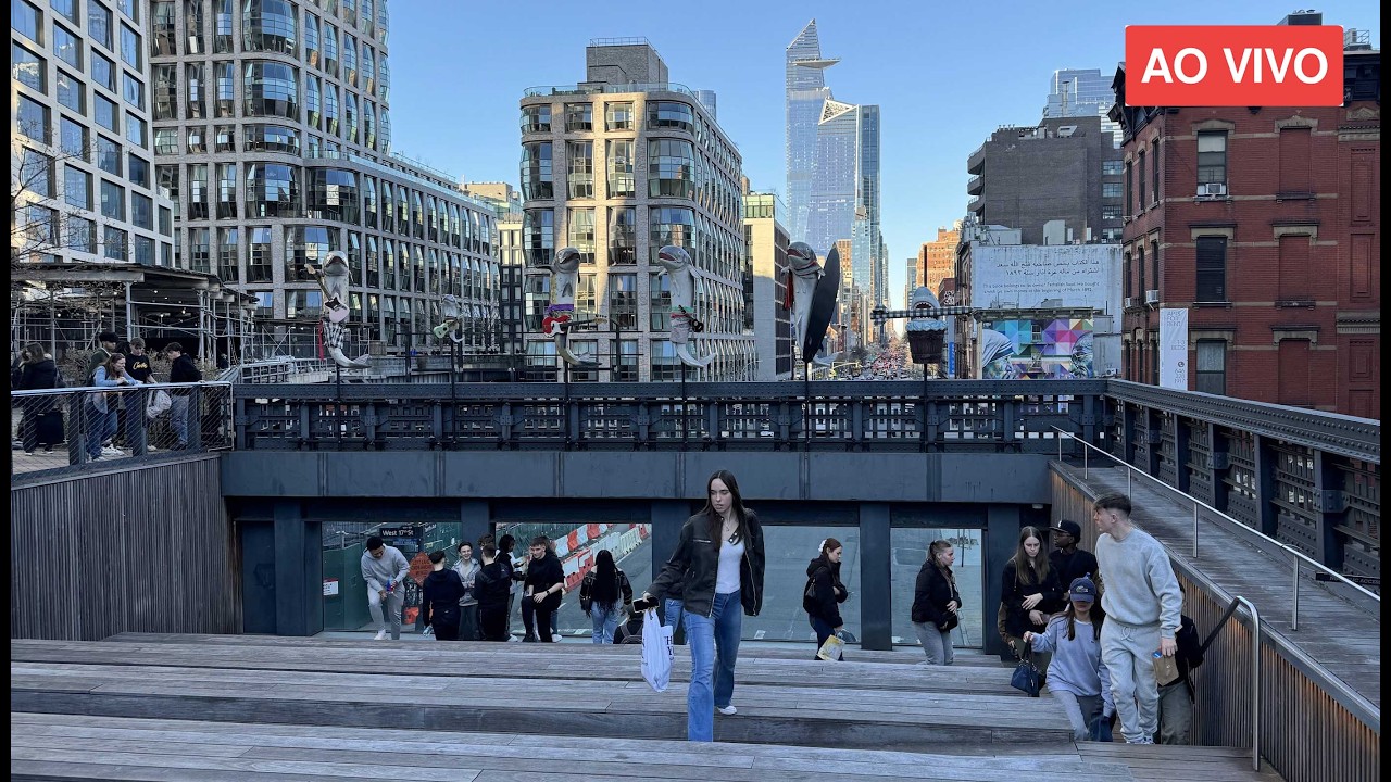 🔴 AO VIVO de Nova York: Fim do inverno? Como está Nova York em março