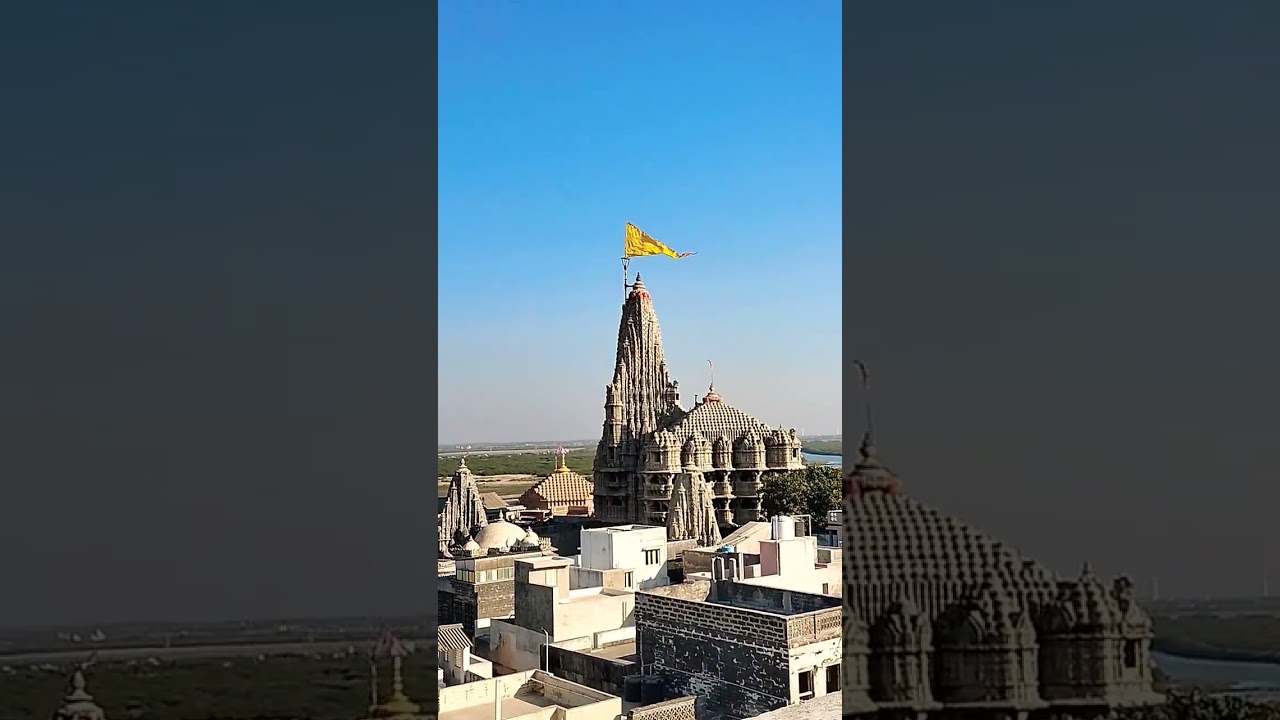 🙏 DWARKA FLAG's BLESSINGS FOR YOU YOUR FAMILY FROM DWARKA GUJARAT🙏 (1/2/23) (ISKCON KAMBALIYA)