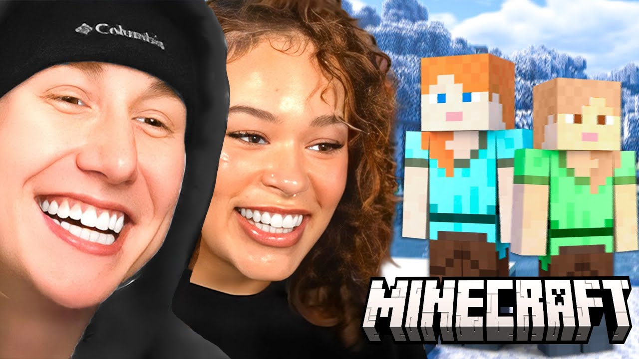 KatieB & Yonna Play MINECRAFT..