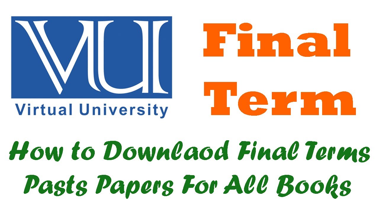 VU Final Term Past Papers Link | How To Download Final Term Past Papers| Study Planet