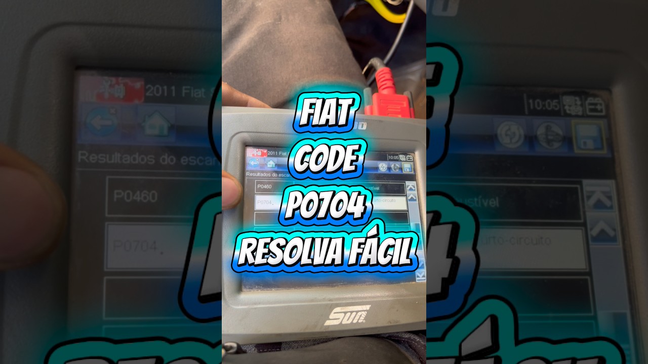 MEC&Acirc;NICO PICARETA TROCAR O SENSOR 😱code falha  P0704 linha Fiat palio strada uno siena ideal