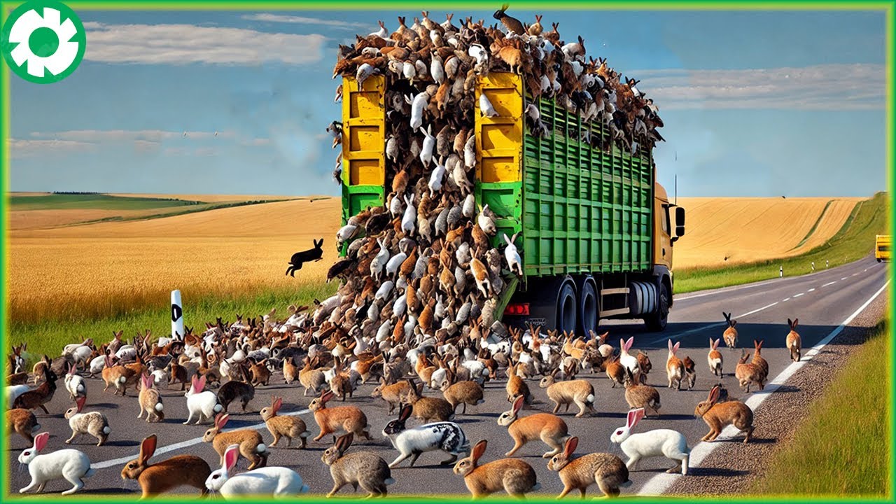 Transporting Millions of Rabbits This Way - The Biggest Heavy Machinery | Agriculture Technology