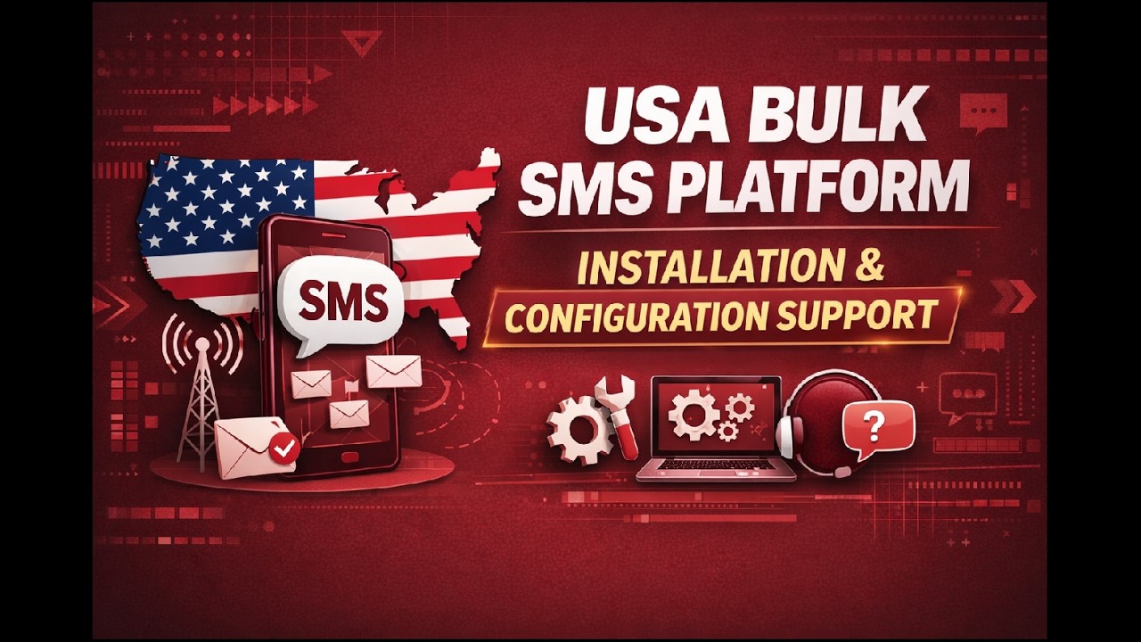 USA Bulk SMS Platform Complete Installation & Configuration Support