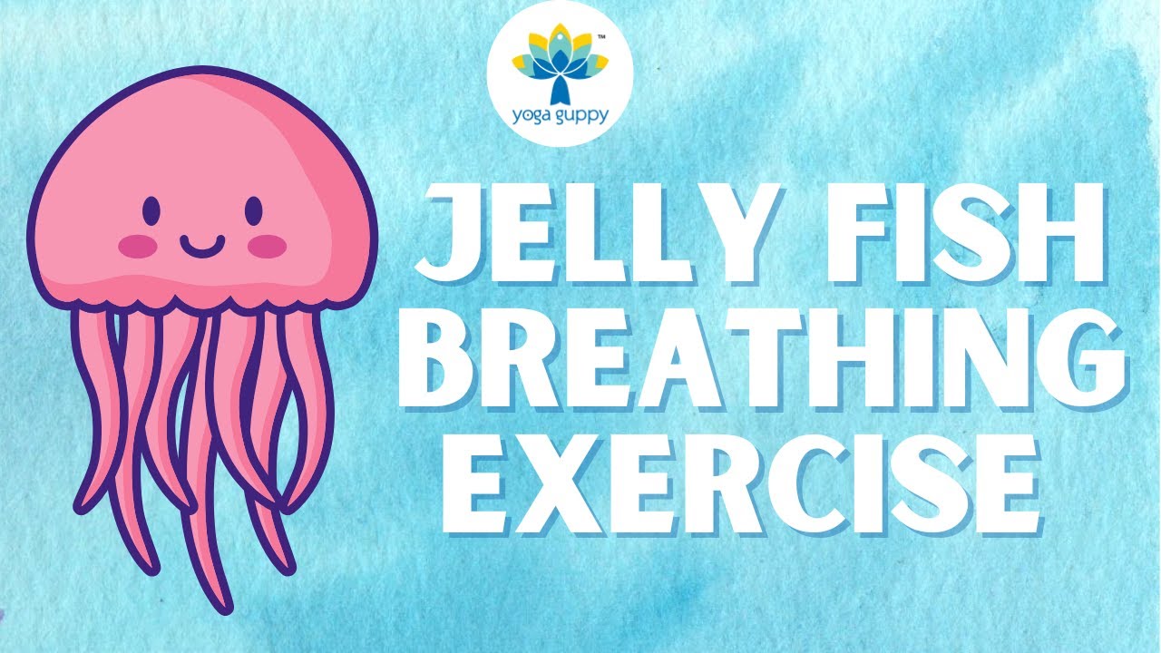 Jelly Fish Breathing Exercise for Kids | Improve Focus & Concentration | Yoga Guppy