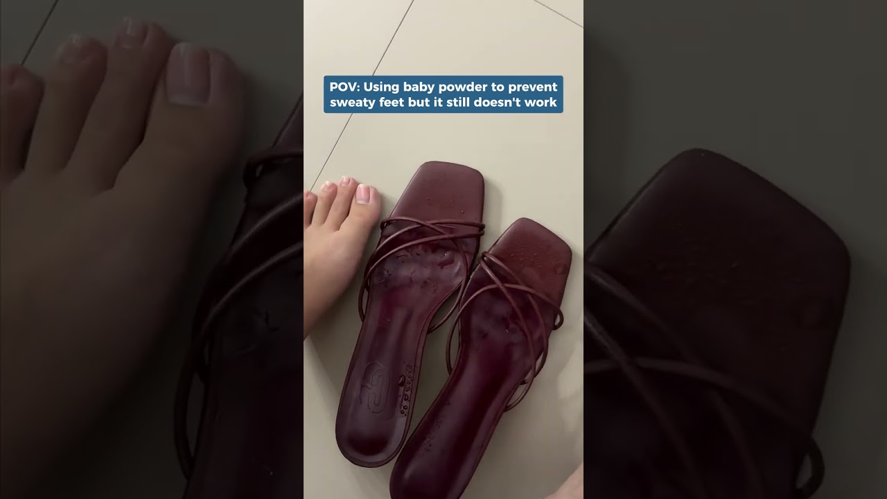 Struggling with sweaty feet? Baby powder isn&rsquo;t enough.
