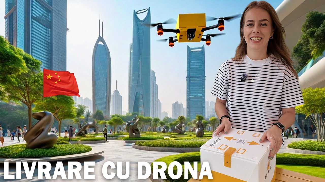 ORAŞUL VIITORULUI din CHINA: LIVRĂRI cu DRONA, ROBOȚI și experimente la orice pas | Shenzhen