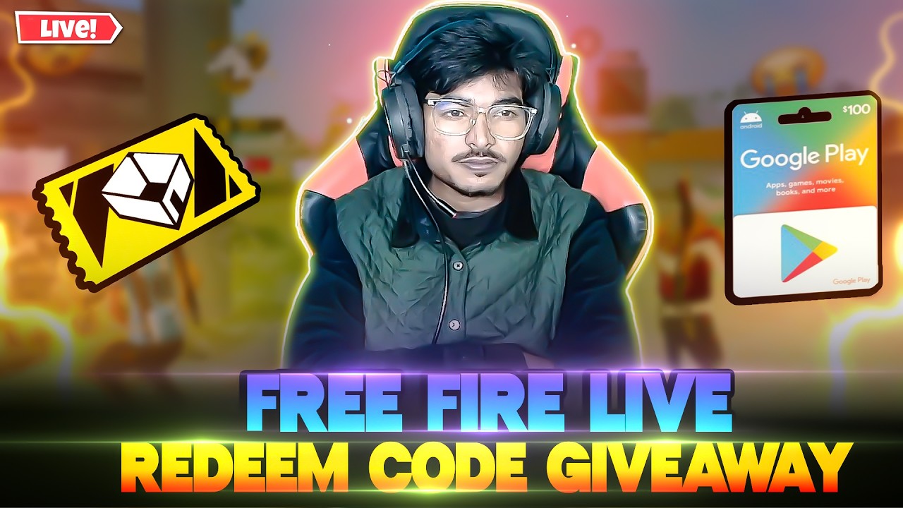 free fire live redeem code giveaway #fflive #shortslive #giveaway