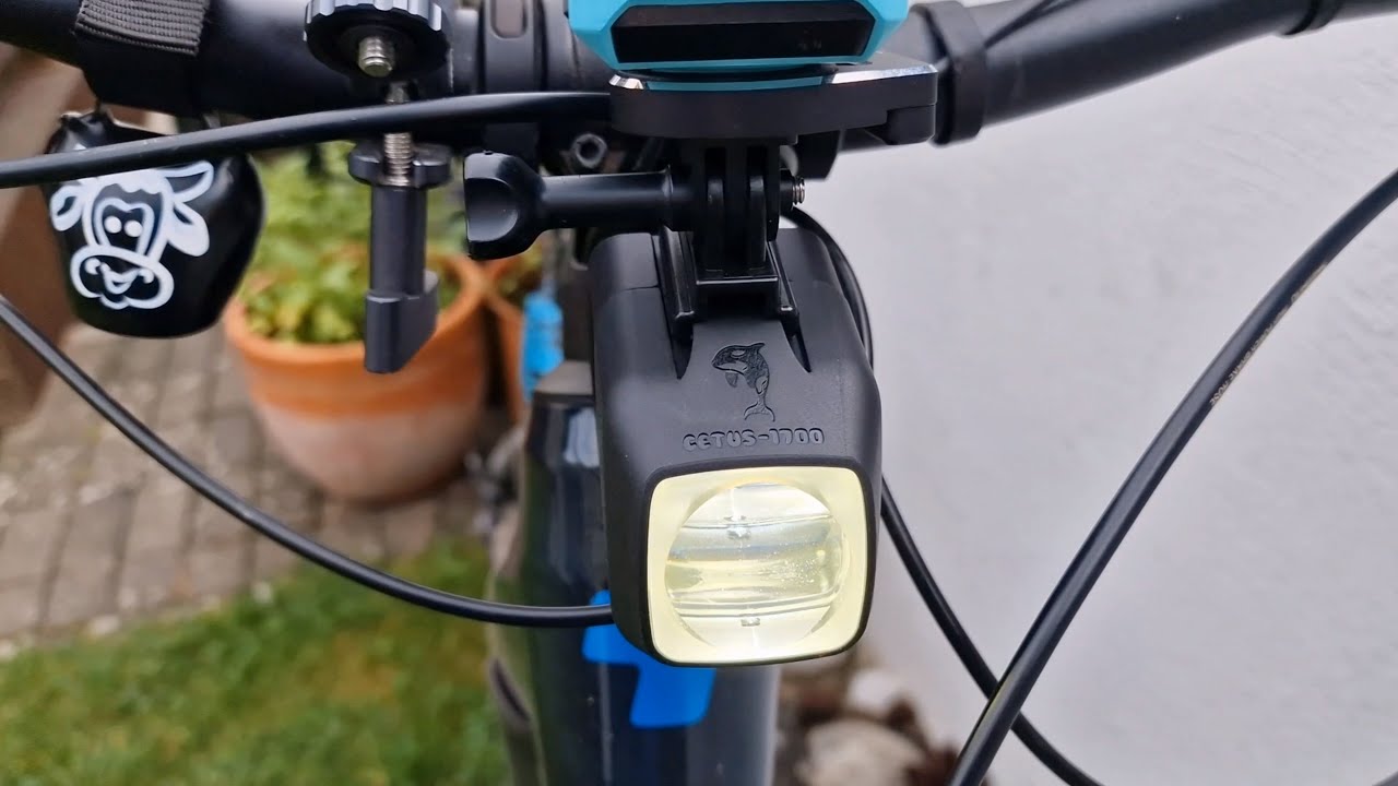 New GACIRON CETUS-1700 Underneath Mounted Bike Light