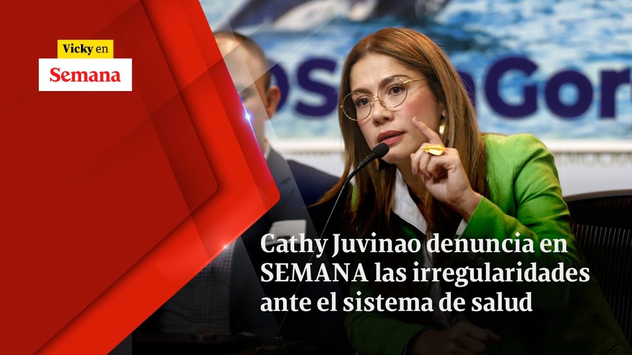Cathy Juvinao DENUNCIA EN SEMANA las irregularidades ante  el sistema de salud | Vicky en Semana