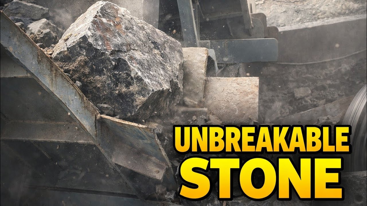 A Battle Between Steel and Stone | Jaw Crusher vs Giant Rock