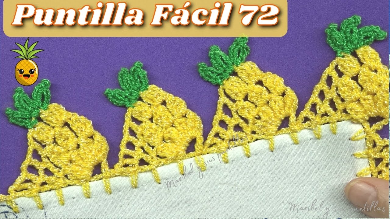 PUNTILLA FÁCIL #72 | 🍍PIÑAS 🍍