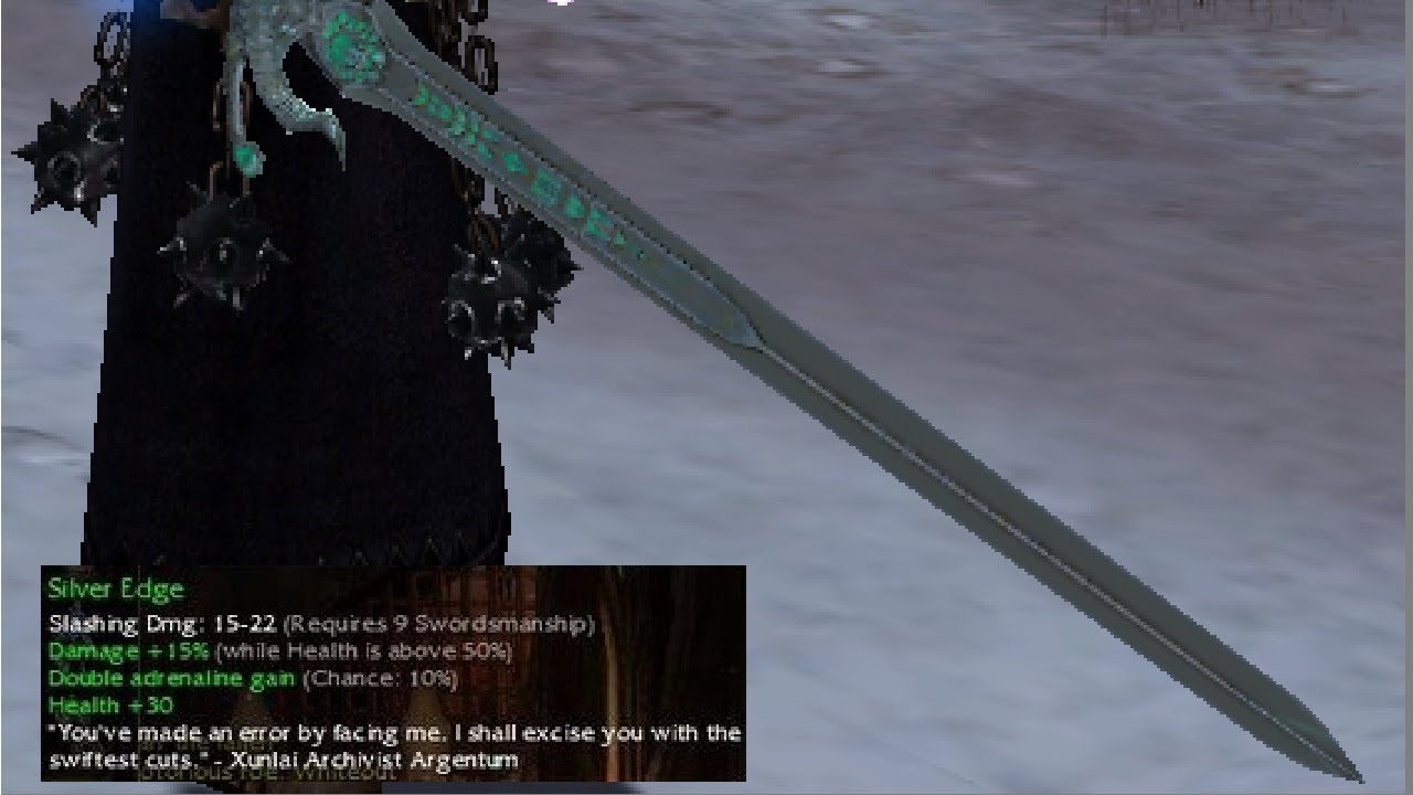 How to get a secret weapon in Guild Wars? Silver Edge