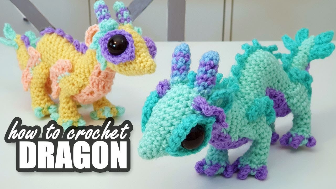 Crochet your own dragon! (Crochet Pattern)