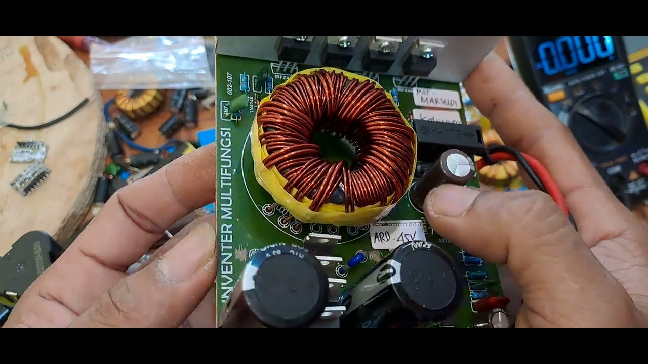 INVERTER DC 12V TO DC 45V. INVERTER COCOK UNTUK POWER AMPLIFIER AUDIO PAKAI ACCU 12V