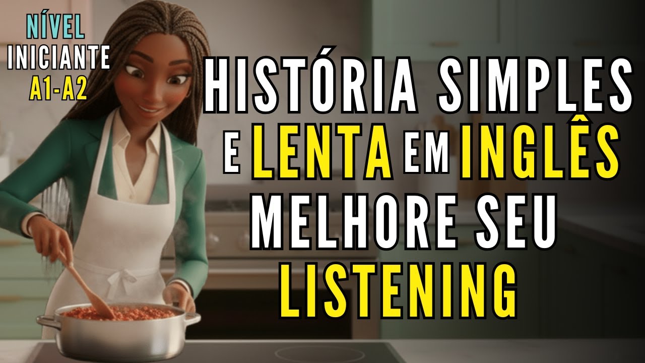 Quase desisti da lasanha 🍝 | História Lenta em Inglês A1–A2 para Treinar o Listening