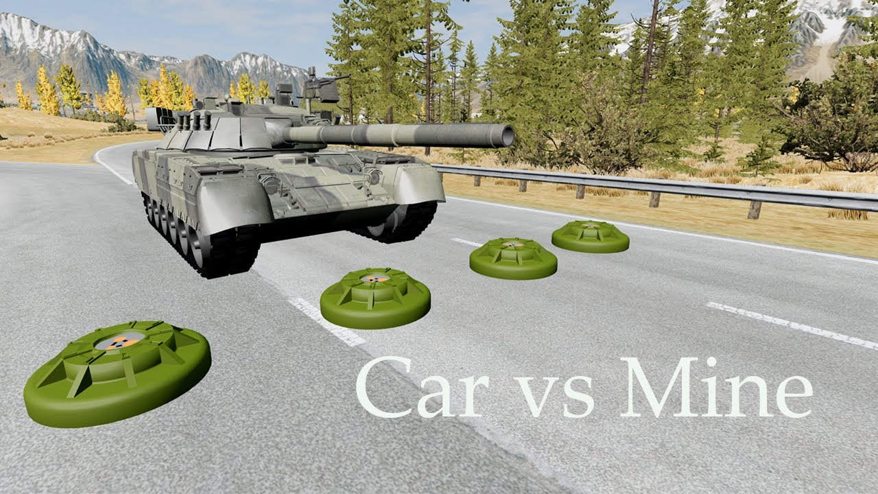 Realistic Car Crash #9 BeamNG.Drive  2023 | Car vs Mine
