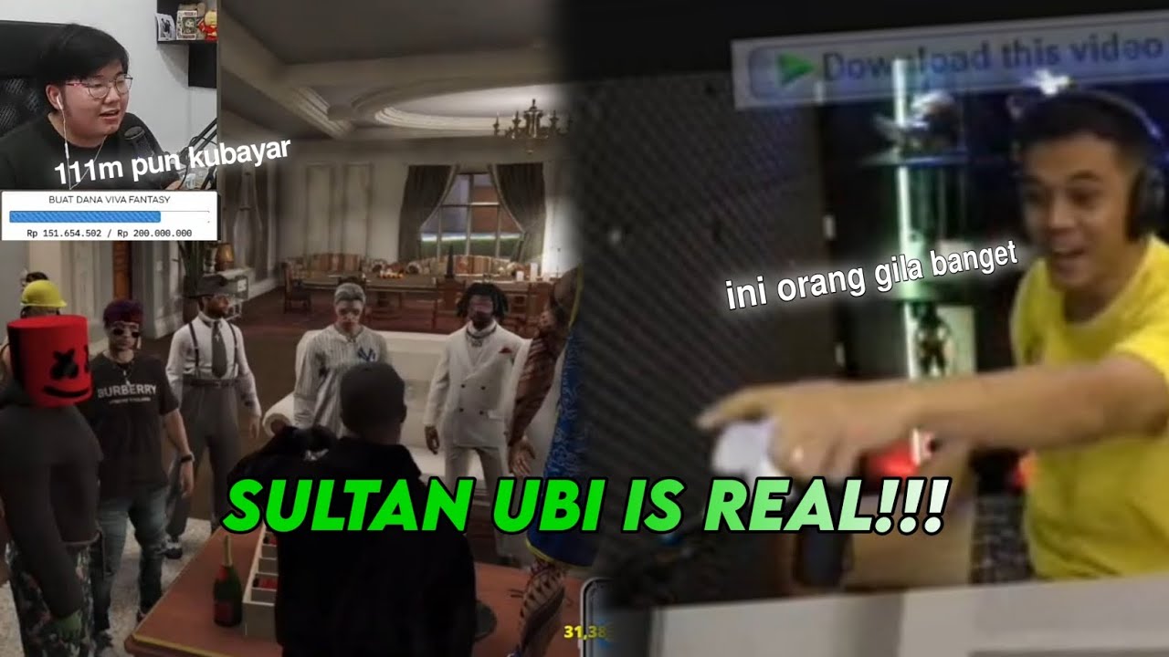 MOMEN UBI @ElestialHD MENANG LELANG SAMPE 111JUTA, NGALAHIN SULTAN @Oura Gaming
