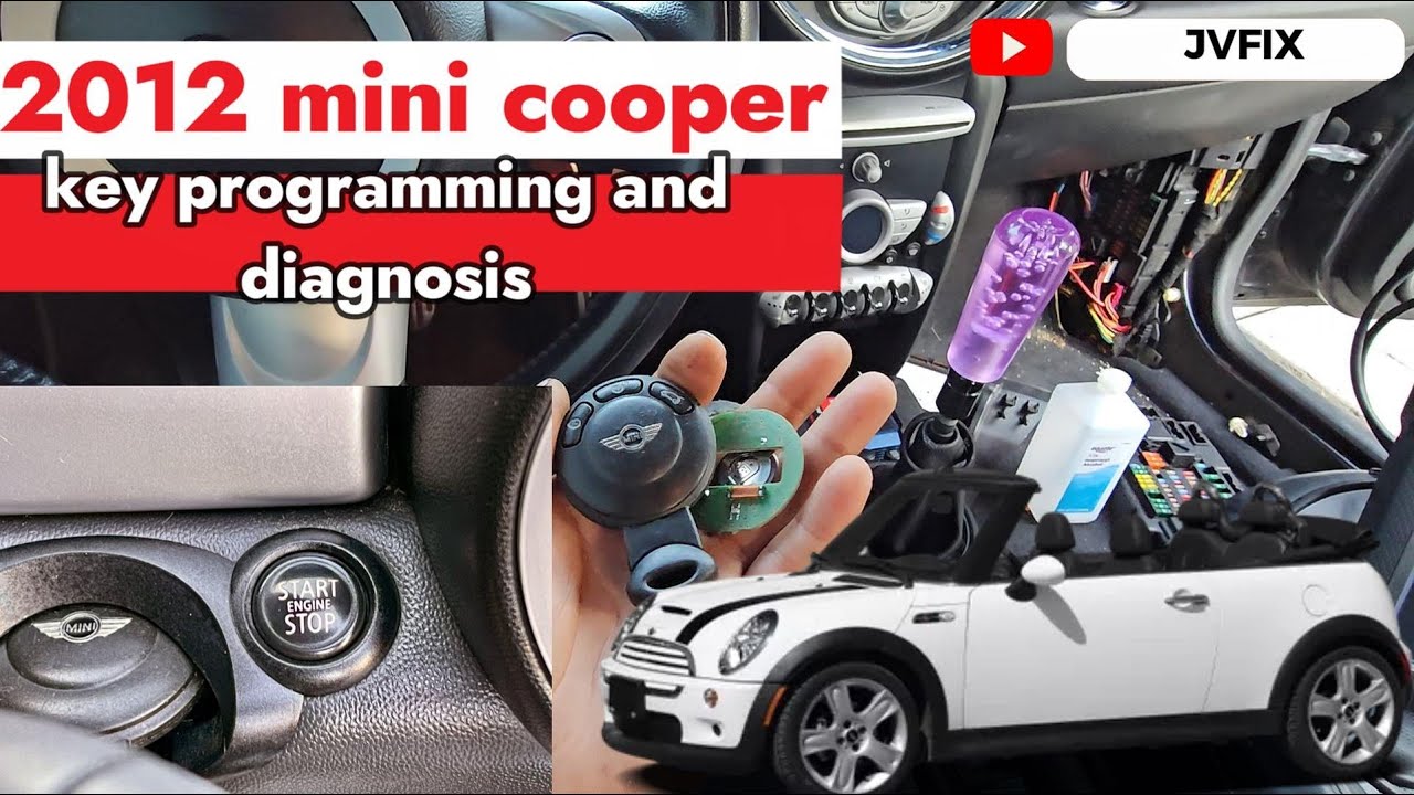 Как запрограммировать смарт-ключ на Mini Cooper. Ключ зажигания не повреждён, запрограммирован но...