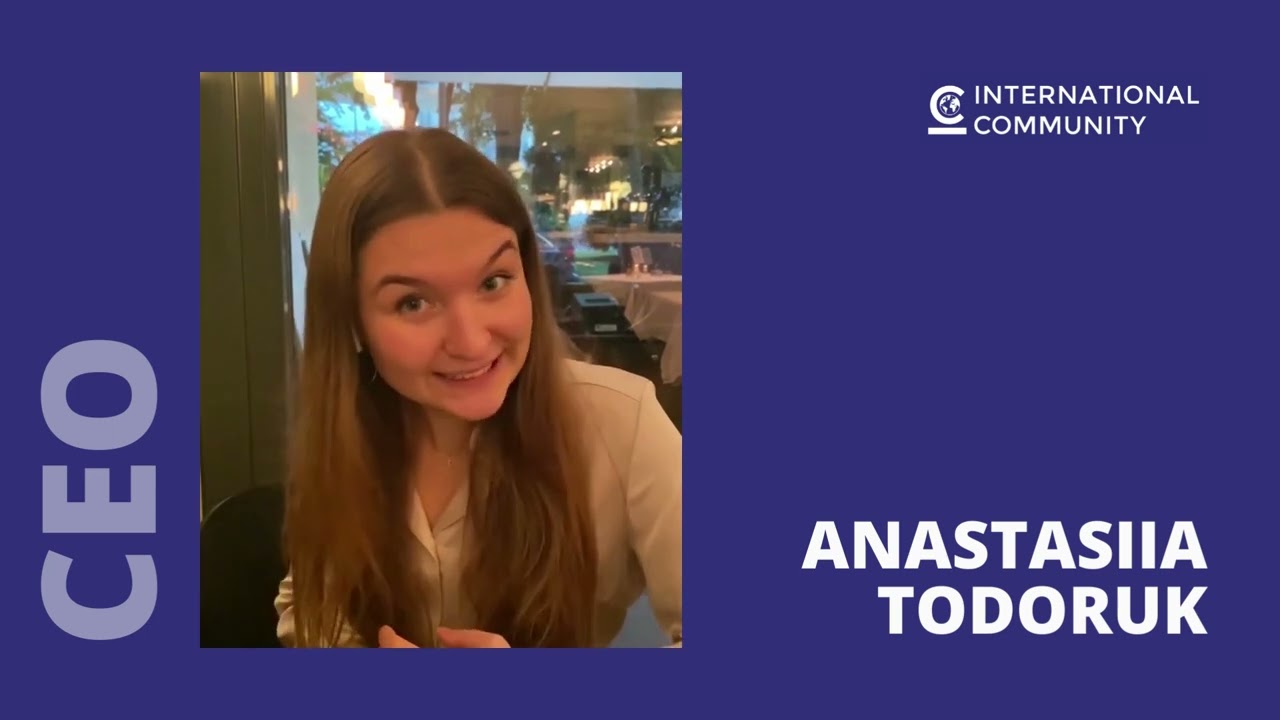 Discover The International Community: our CEO! 🇪🇺🌐