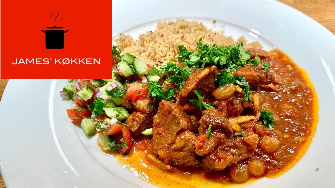 Marokkansk lammetagine med couscous - en ide til påskebordet.