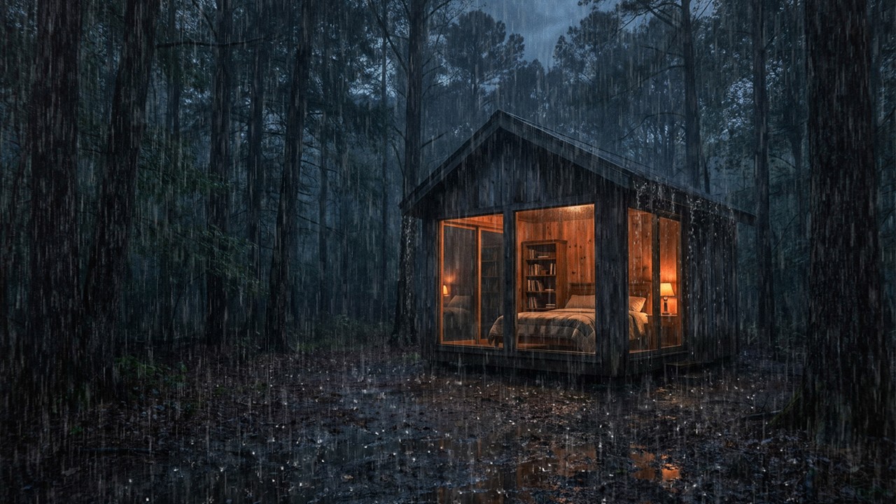 🌧️ Rain Sounds for Sleeping – Heavy Rain White Noise for Deep Sleep