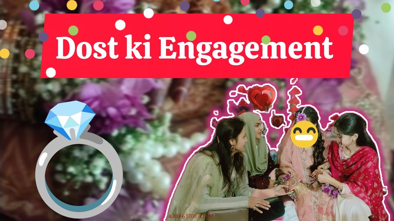 दोस्त की Engagement 💍 | Real Ansari Sisters Vlog