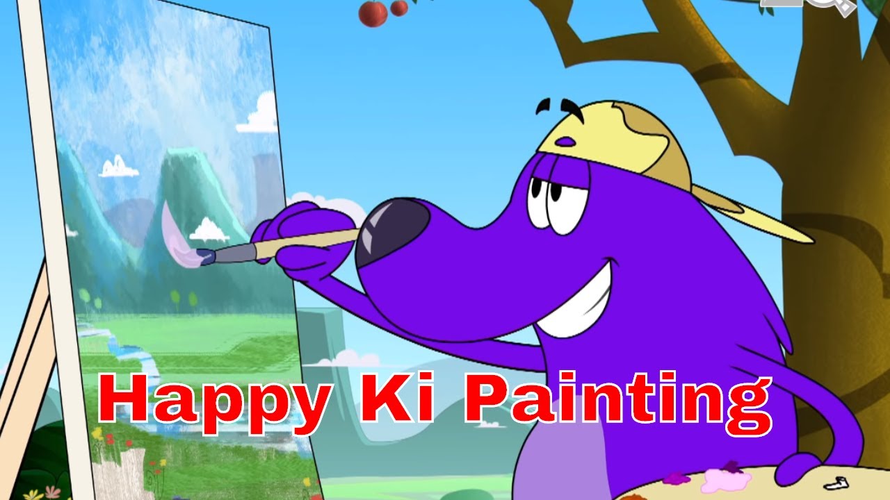 Happy Ki Painting EP - 44 - Pyaar Mohabbat Happy Lucky - Хинди Мультфильм