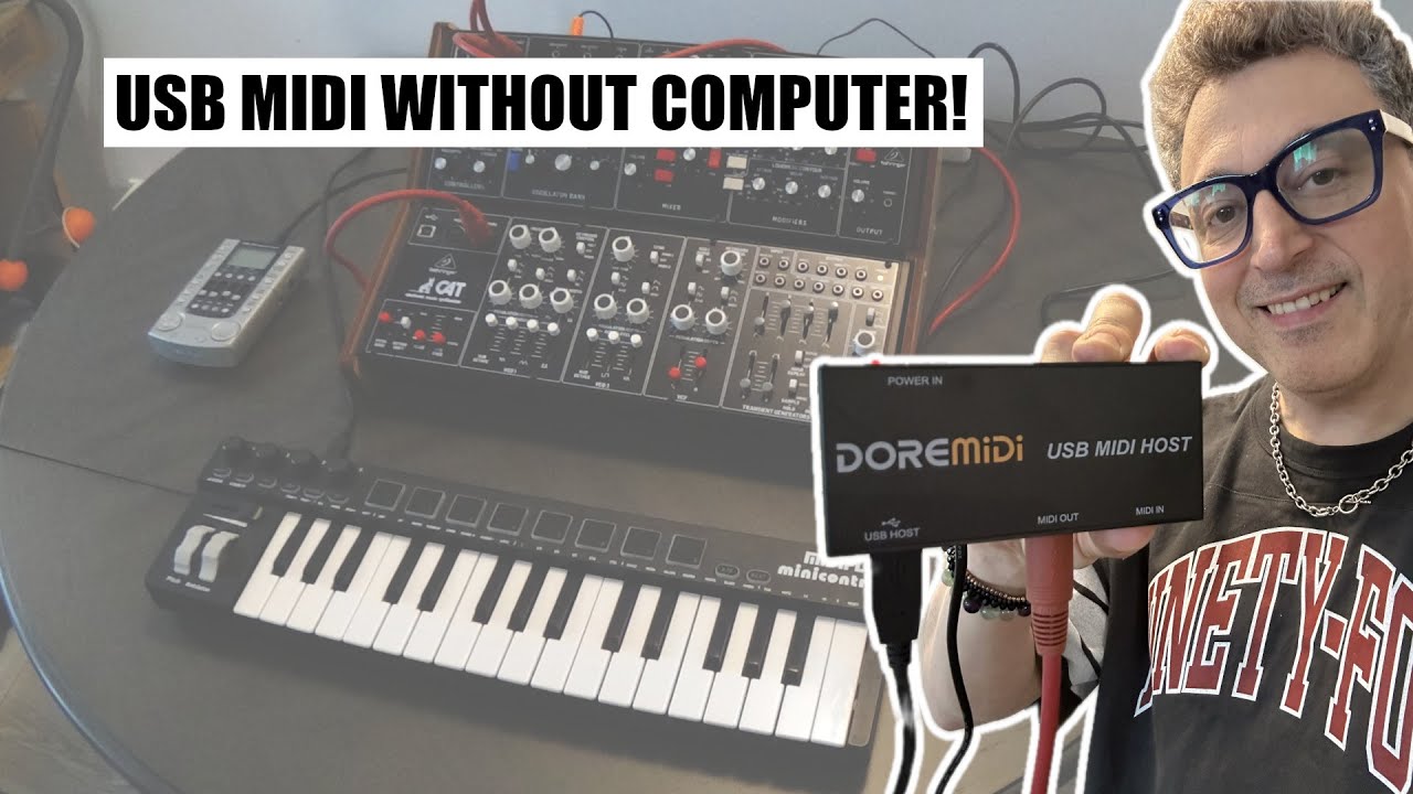 Используйте USB MIDI-клавиатуру без компьютера! MIDI-хост DOREMiDi