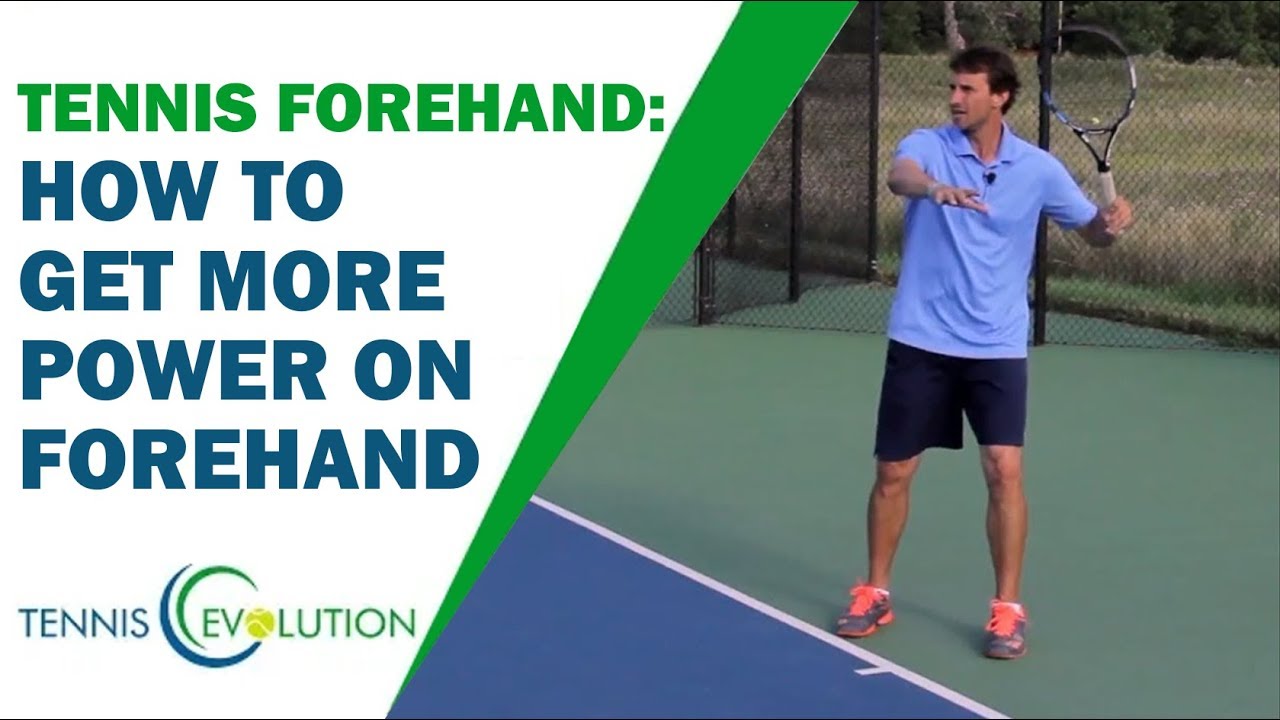 TENNIS FOREHAND | How To Get More Power On Forehand