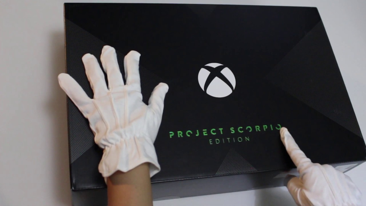 Xbox One X Scorpio Edition Unboxing ASMR