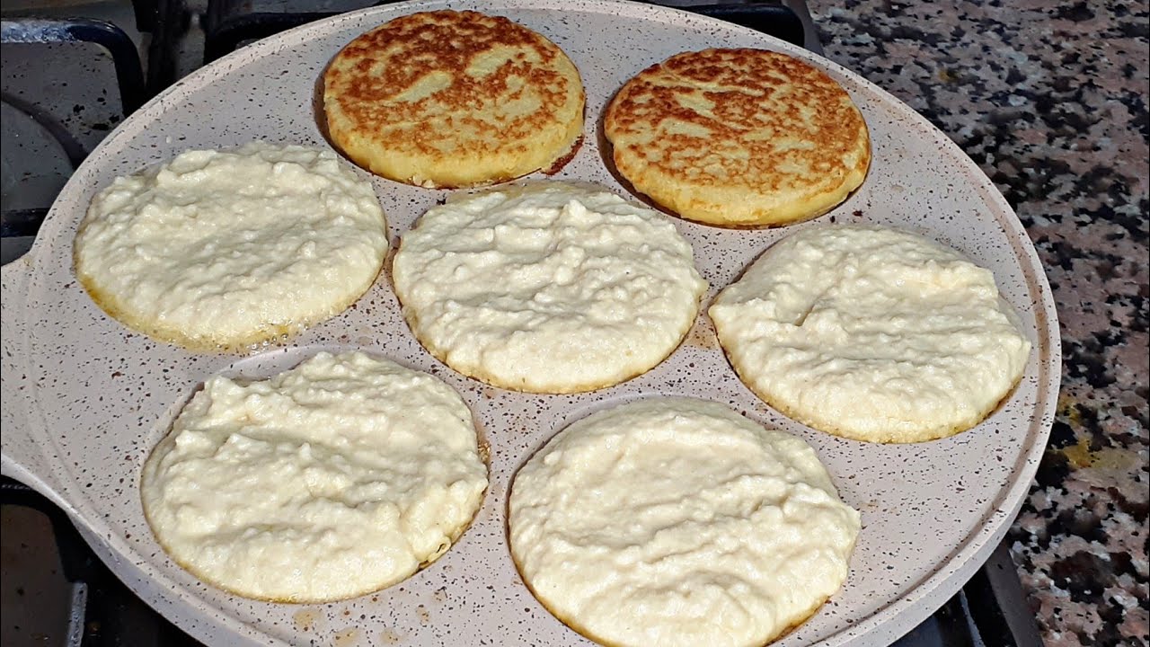 حريشات صغار بدون سميدة بدون بيض🤔 بالعجينة سائلة حضريهم في 10 دقائق من أروع ما جربت🤤/حرشة في المقلاة