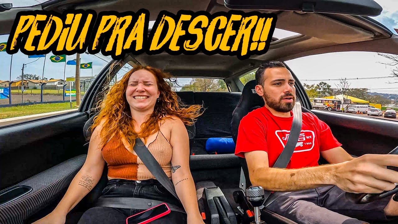 TROLLEI MINHA NAMORADA E LEVEI ELA PRA ANDAR NO HONDA TURBÃO DE 550CV!!🔥😂