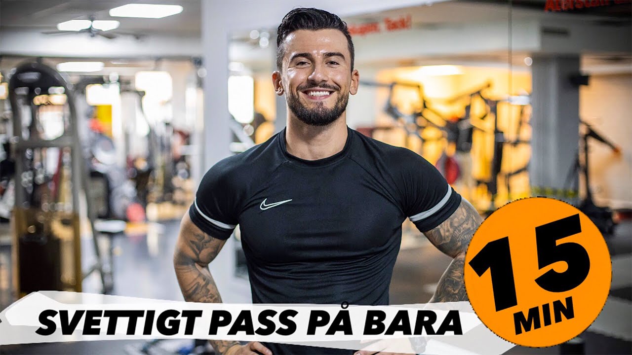 15 MIN L&Aring;NGT HIIT-PASS F&Ouml;R HELA KROPPEN! | TRAINWITHSMAIL