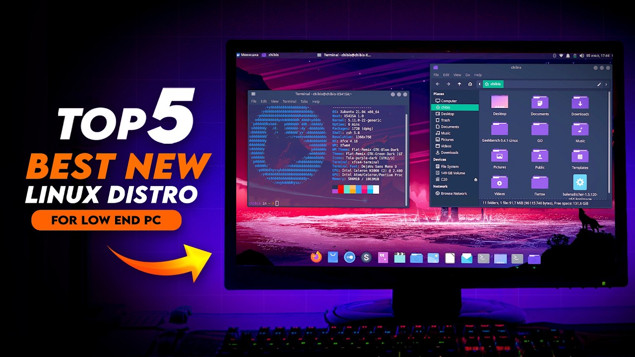 Top 5 Best Linux Distro For Older Laptop And Pc 2024