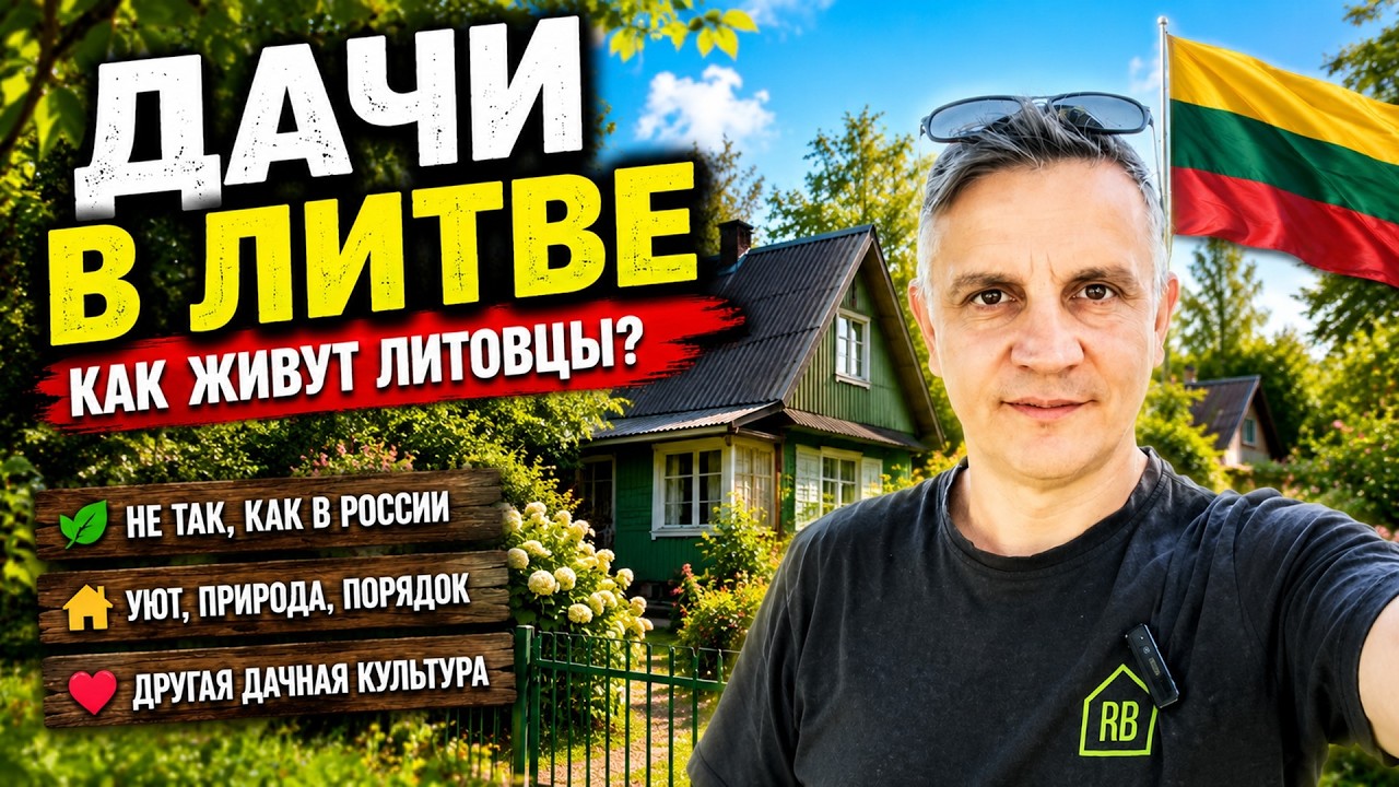 Дачи, сады в Литве, чем они отличаются#lietuva #Литва #Дачи #ЖизньВЛитве