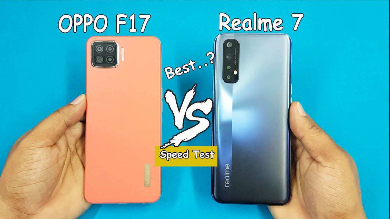 OPPO F17 vs Realme 7 Speed Test / Comparison | Snapdragon 662  vs Mediatek Helio G95  | 6Gb