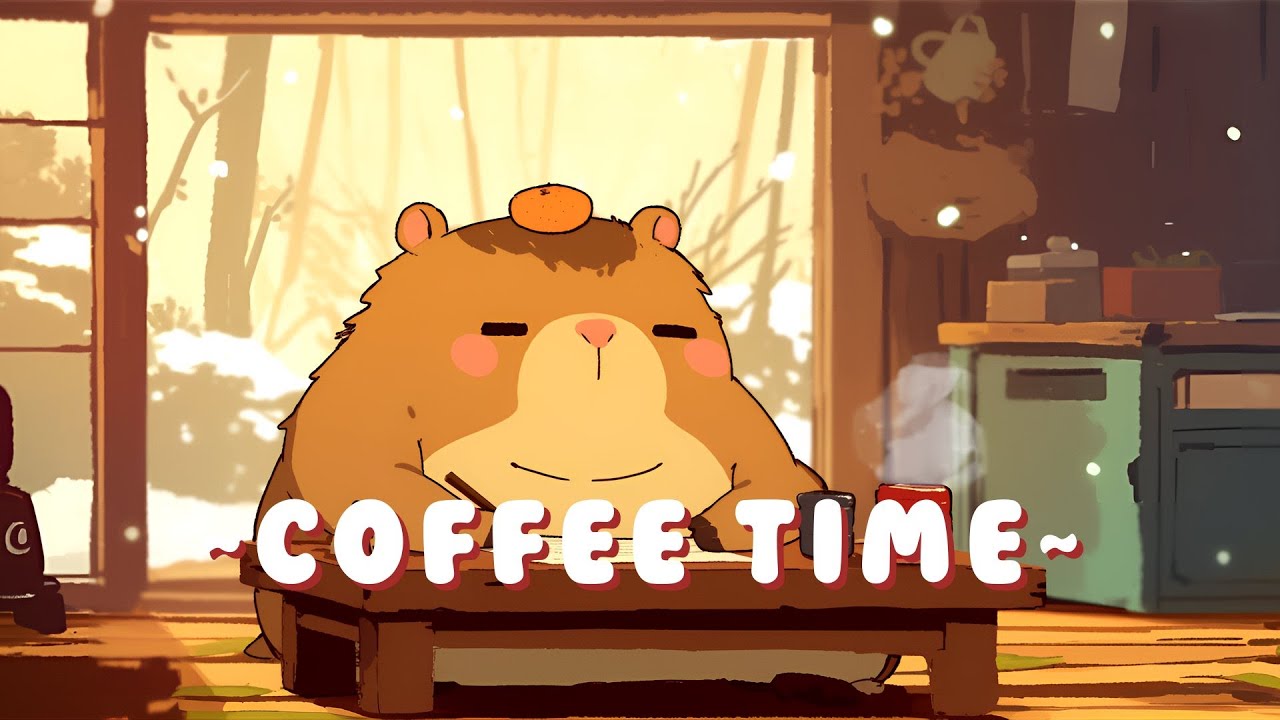 Capybara Lofi Music Station - Cozy Japanese Lofi Mix ~ Gentle Feelings ~ 🦫 📝