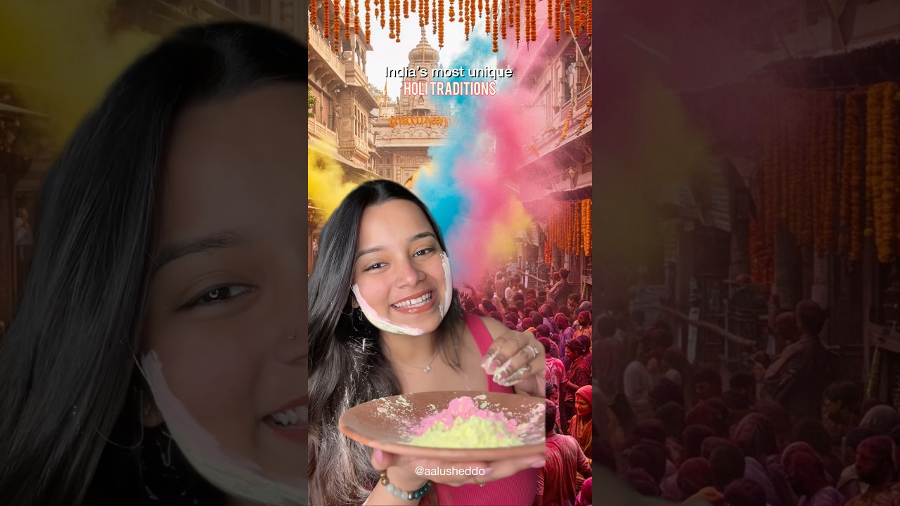 Holi in India😍#new #holi #festival #india #shorts #information #youtube #explore #fun #celebration