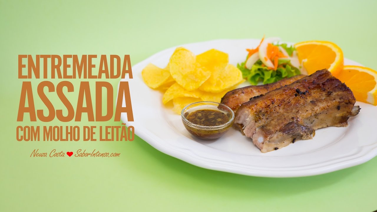 Entremeada Assada com Molho de Leit&atilde;o