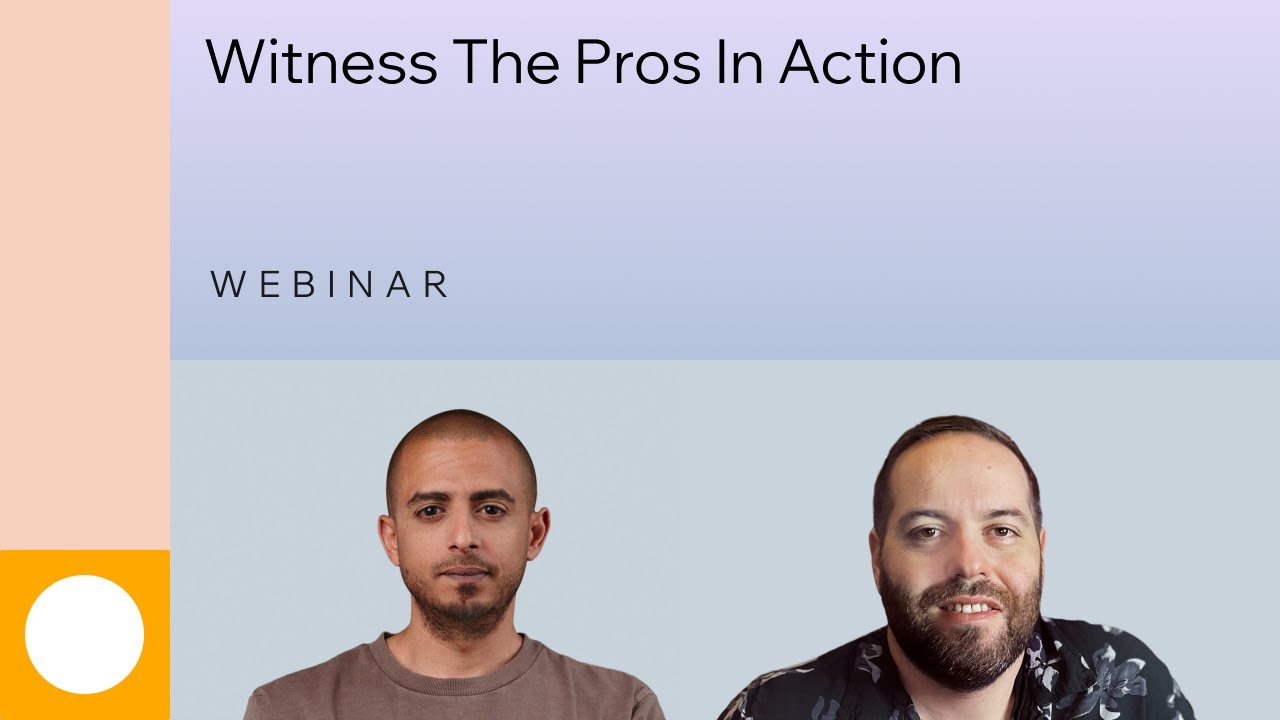 Wix Studio | Webinar: Join the design journey: Witness the pros in action