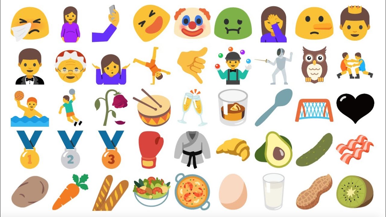 📱 All New Android Nougat Preview 2 Emojis (Unicode 9)