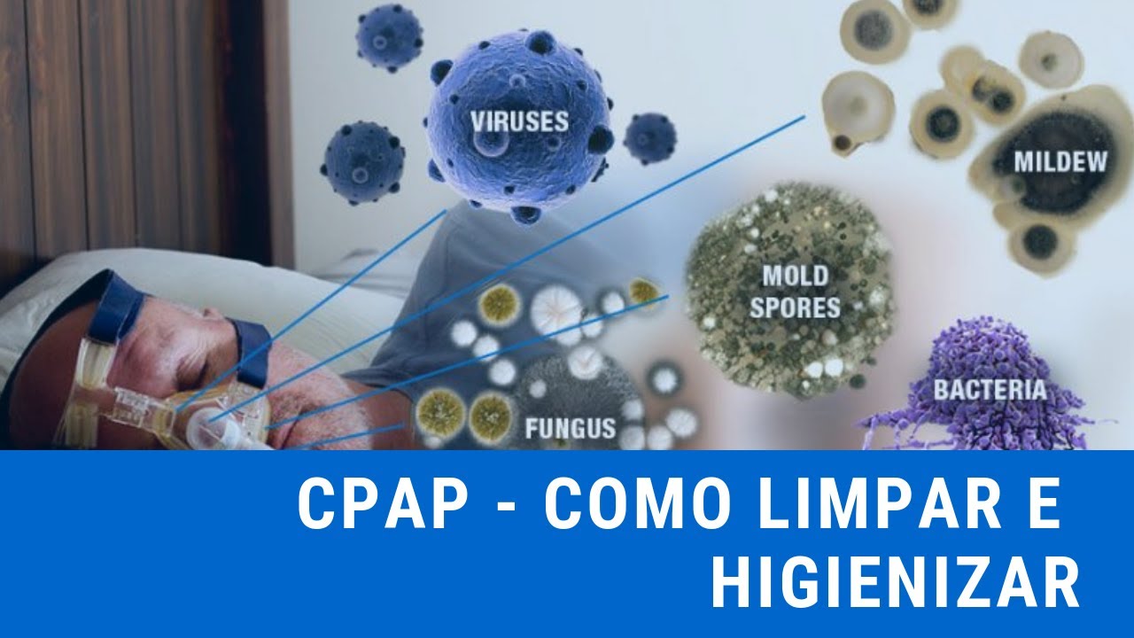 Limpeza Cpap máscara