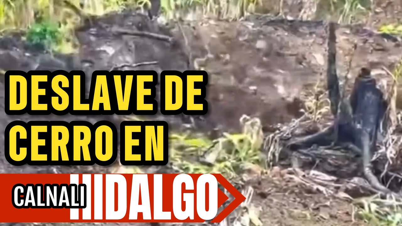 Lluvias afectan Calnali Hidalgo