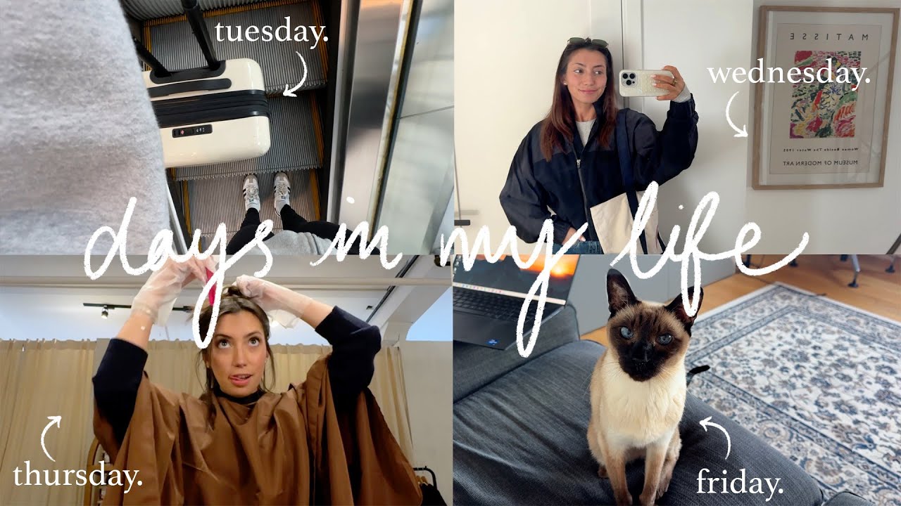 days at home (before another trip): new hair color & healthy meals!