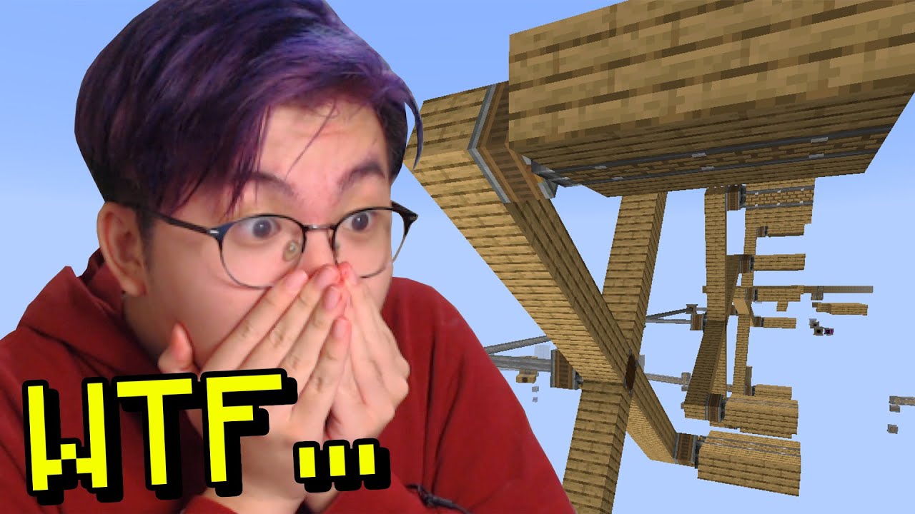 Gw Ditantang Parkour Minecraft Paling Gak Masuk Akal Sama Youtuber ...