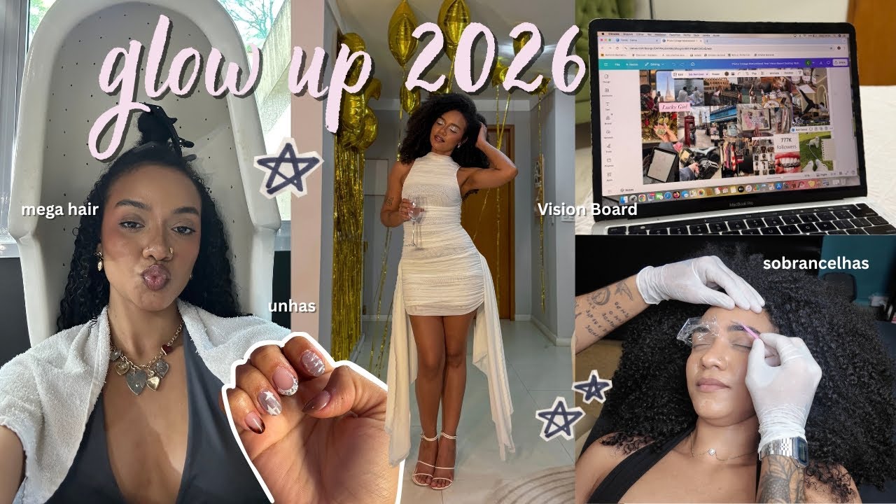 Tendo um glow up para 2026 & como foi o meu réveillon