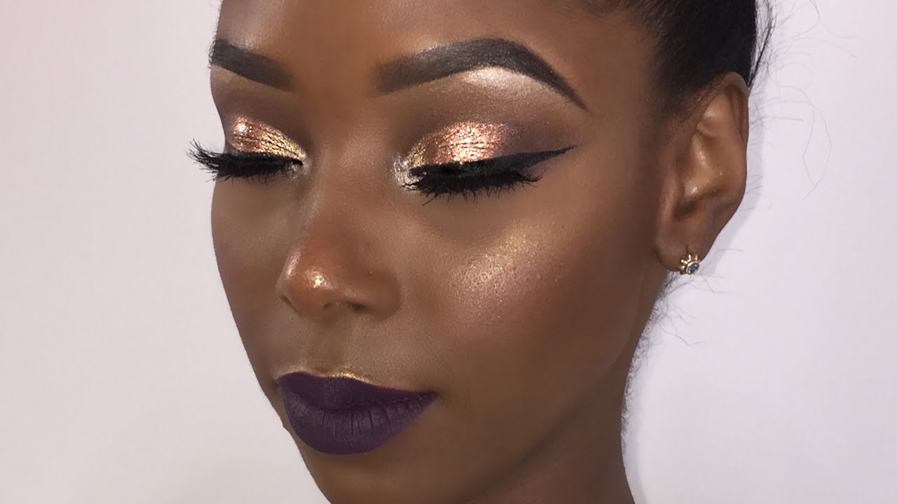 MAQUILLAJE CON LABIOS OSCUROS | Mary Pulido