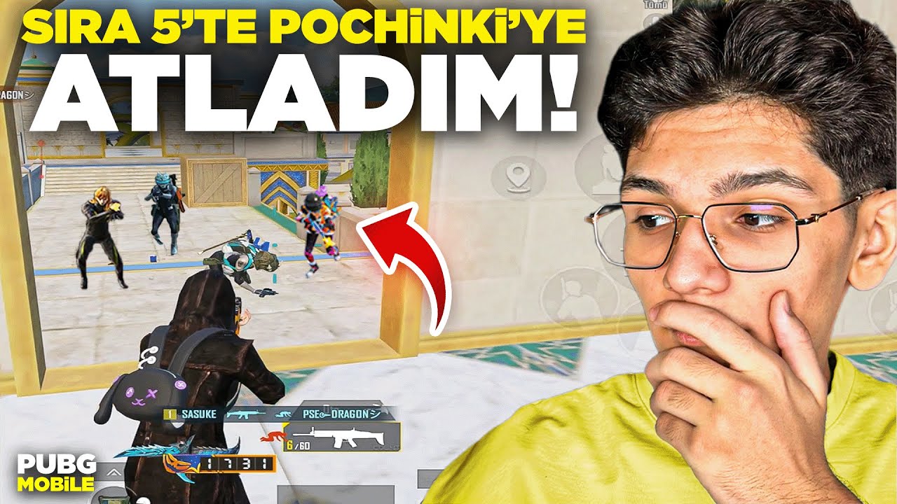 AVRUPA SIRA 5TE POCHİNKİYE ATLADIM ?! - PUBG MOBİLE