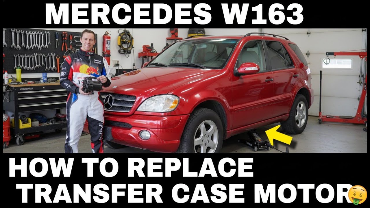 Как заменить мотор раздаточной коробки на Mercedes W163 (ML320, ML430, ML230, ML270, ML350, ML500).