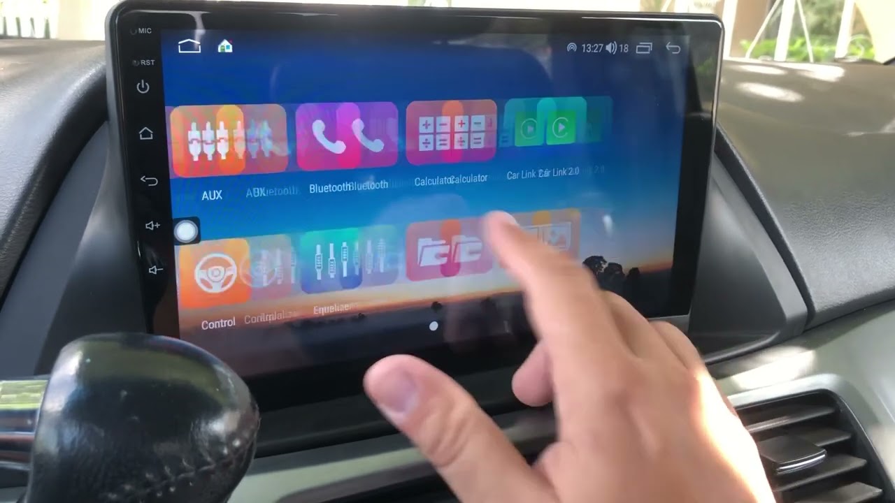 Pantalla Android 12, 4G de 10 pulgadas en una Honda Odyssey 2010 EX-L